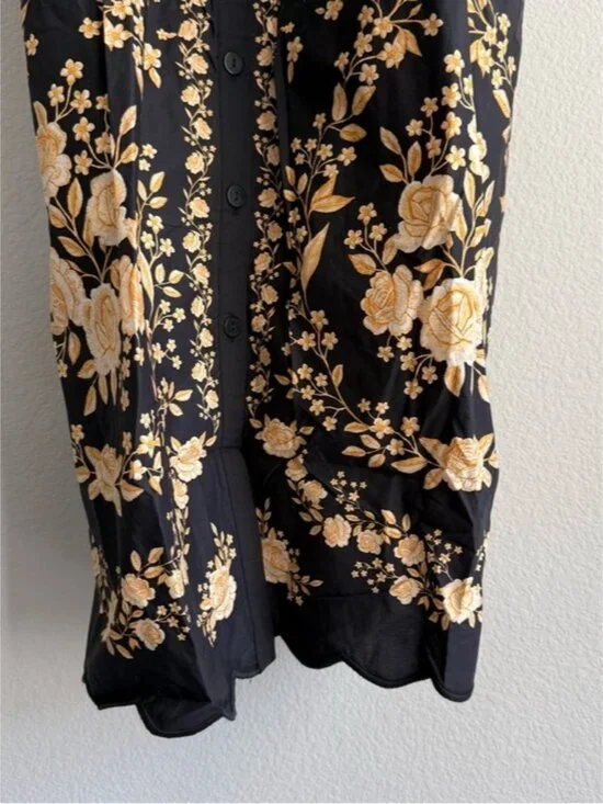 Farm Rio Anthropologie printed midi dress - Picture 4 of 8